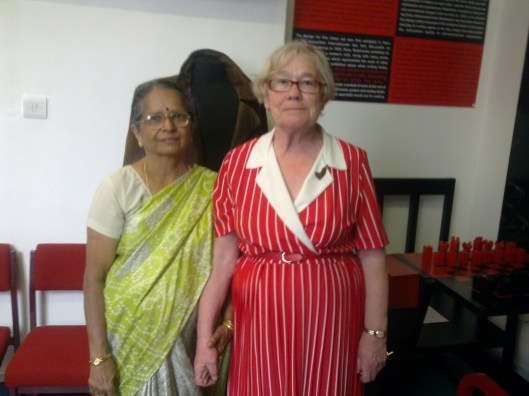 Pankajam with Sheelagh Macdonald